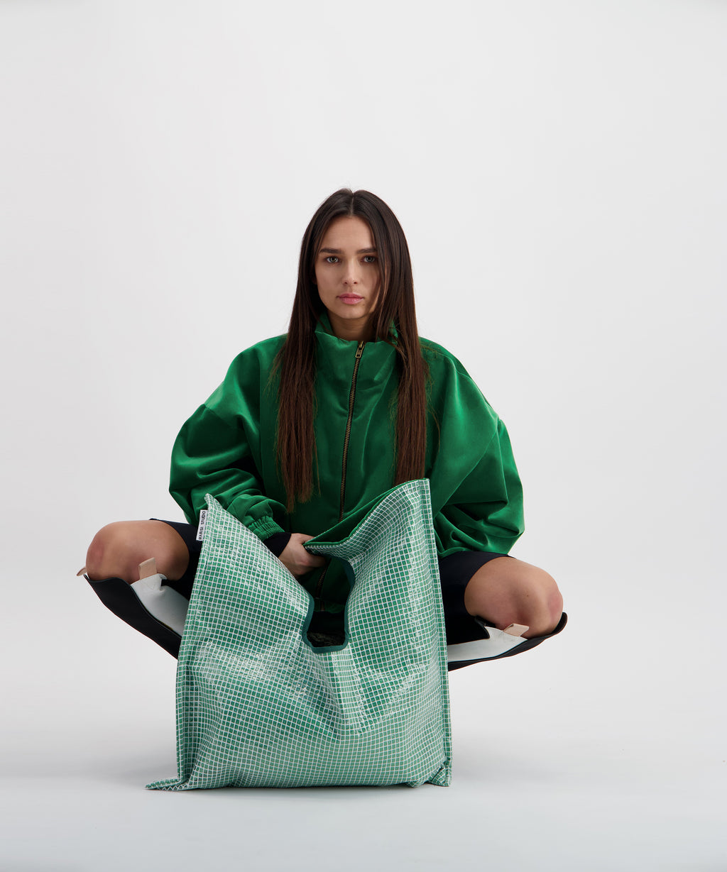 ELECTRIC THYME REVERSIBLE BAG (L)
