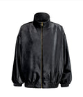 CHARCOAL VELVET VEST