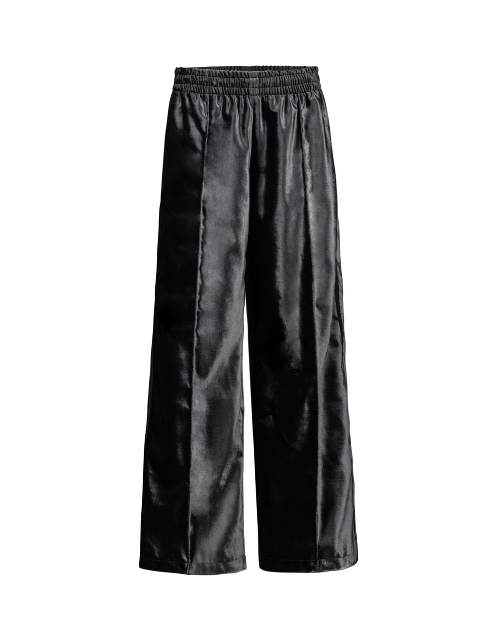 CHARCOAL VELVET JOGGERS