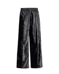 CHARCOAL VELVET JOGGERS